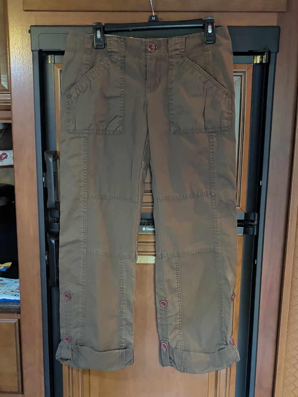 Abercrombie & Fitch Olive Brown Cargo Pants